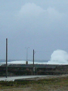 台風通過